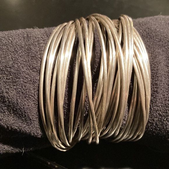 Silpada 21 Bangle Salute sterling silver bracelet set, stamped 925. - Picture 16 of 16